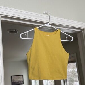 Old Navy Activewear Sunny Yellow Women's Crop Top